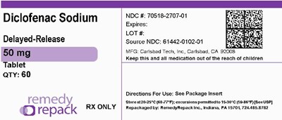 Diclofenac Sodium 50mg 70518 2707 01